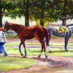 The Paddock, 10”x30”