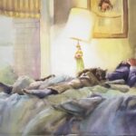 “Fred and Sadie”, 15”x21”, watercolor